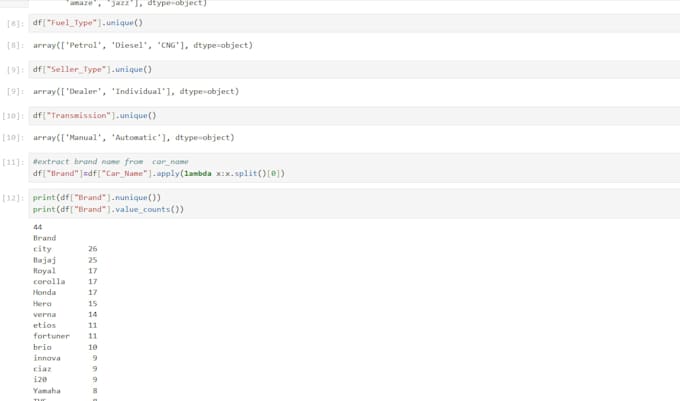 analyze data using python