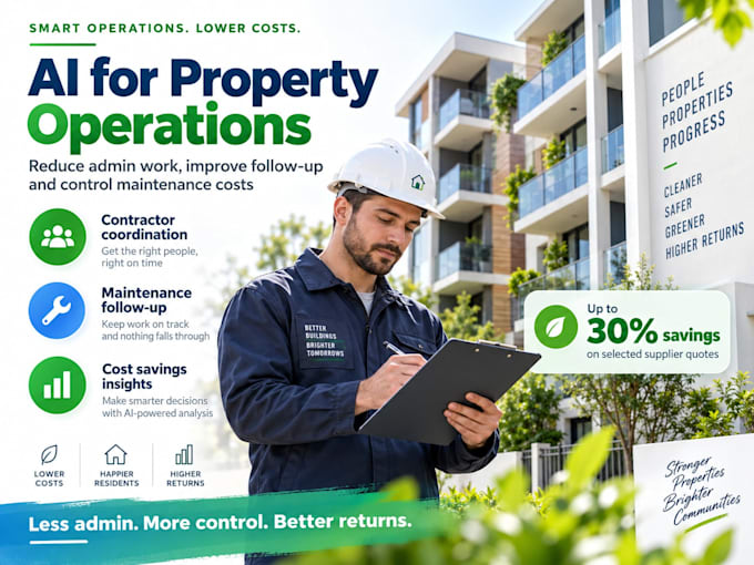 review your operations, contractors and maintenance costs