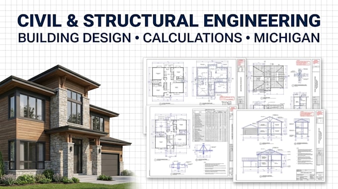 be your civil and structural engineer for building design in michigan