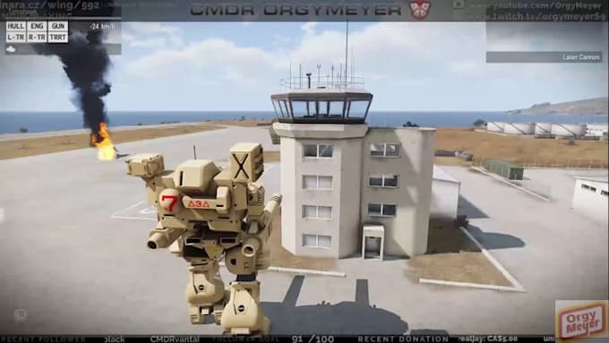enhance and upgrade arma 3 with the locust mech