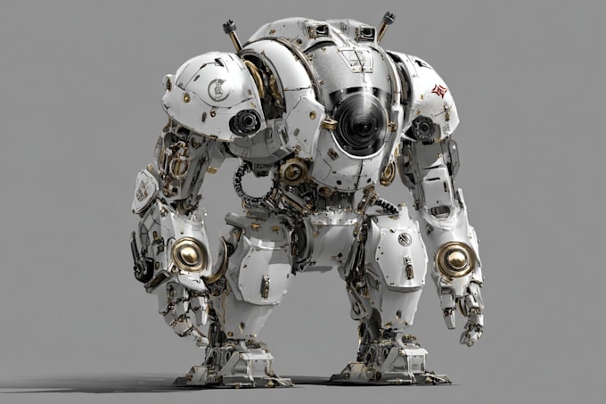 design spectacular robots, cyborgs and mechs