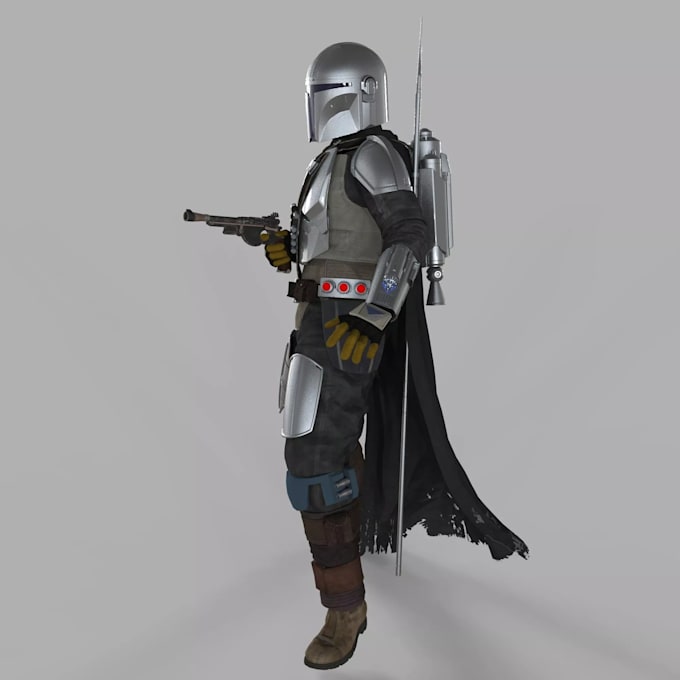 create custom cosplay armor and props from concept art to printable stl