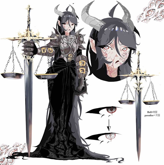 create a unique character design for you