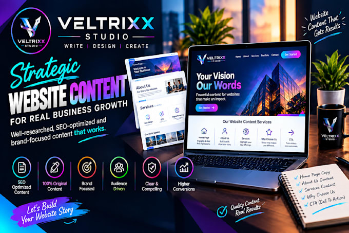 write professional SEO website content and web copy