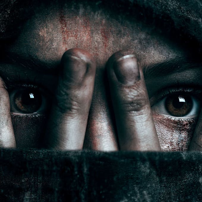 design a premium horror book cover