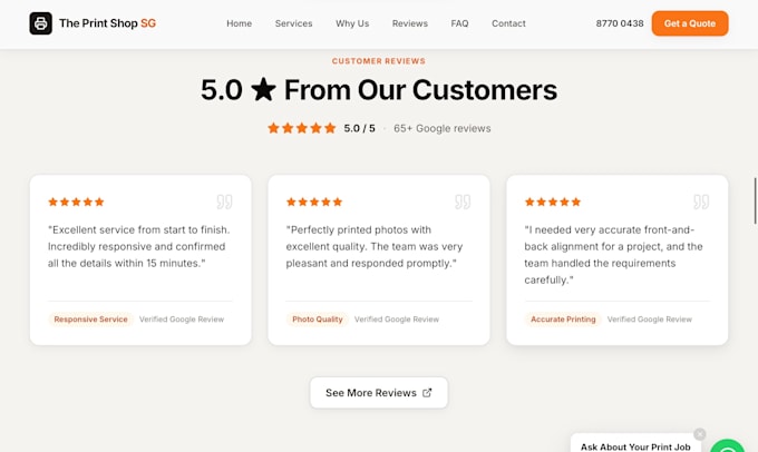 make websites for your businesses