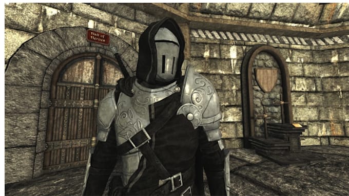 design custom skyrim mods characters, armor, weapons and game mod