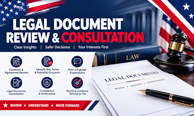 provide legal document review and consultation