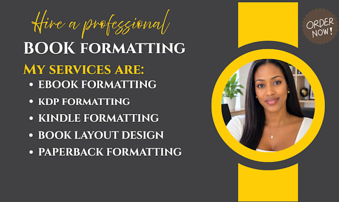 do book formatting for kindle ebook and paperback publishing