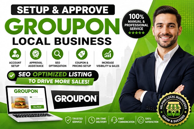 setup approve local business on groupon listing groupon optimize groupon product
