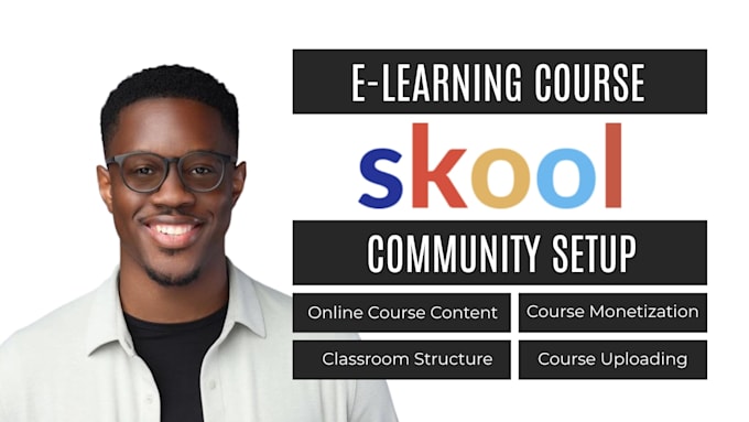 set up skool community, skool course creation, course curriculum, skool manager