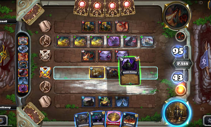 develop tarot card game in unity, 2d multiplayer tcg, ccg and mobile game