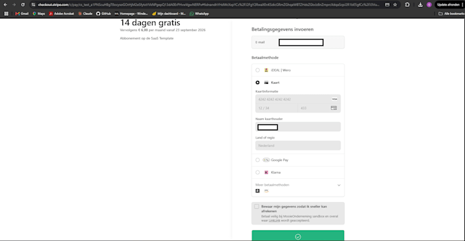 integrate stripe payments and subscriptions in your backend