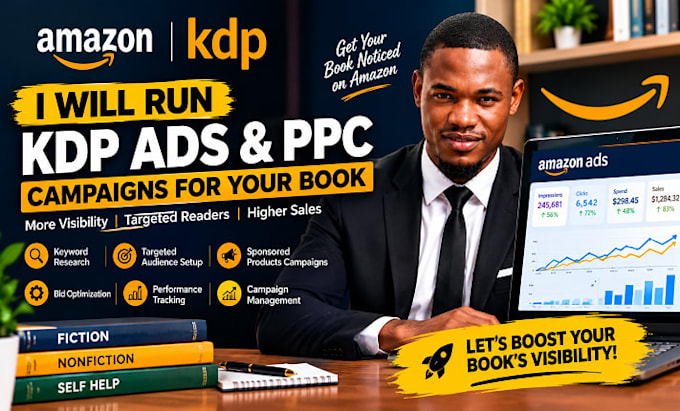 run amazon KDP and PPC campaigns for your book