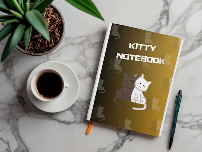 design a creative and attractive notebook cover