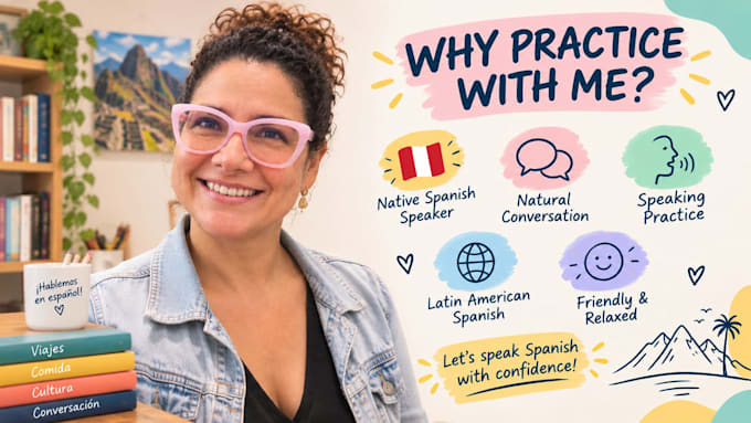 help you practice spanish trough natural conversation