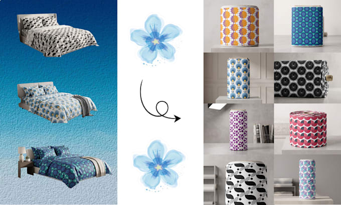 design modern seamless patterns