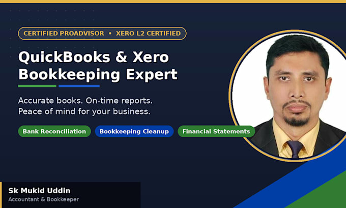 do quickbooks and xero bookkeeping and cleanup