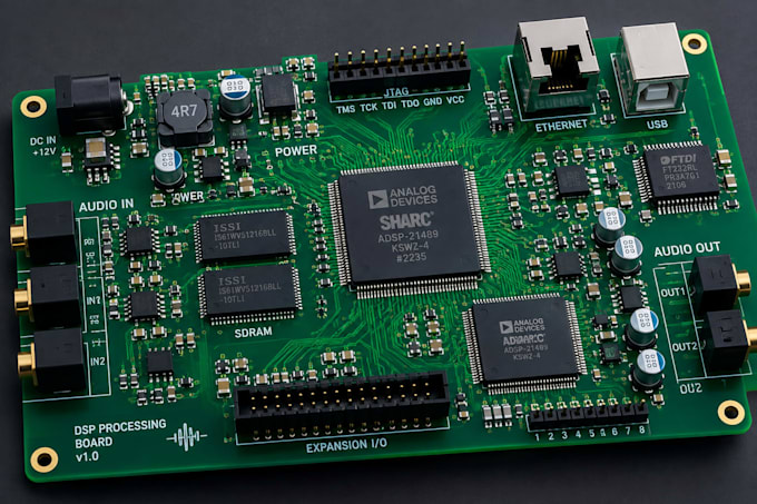 design professional dsp pcb, schematic and embedded embedded system development