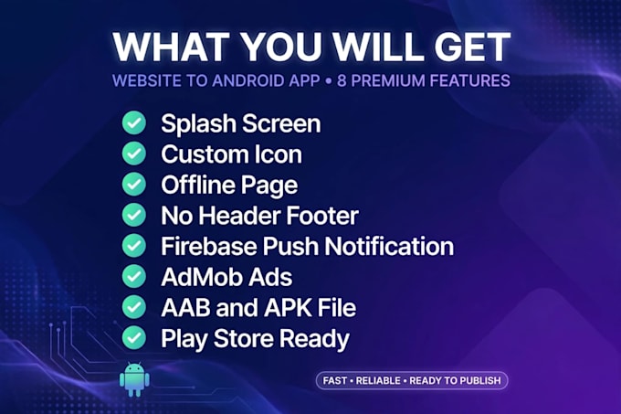 convert your website into professional android app with webview