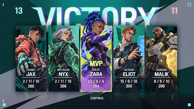 design professional game UI for PC, console, and mobile