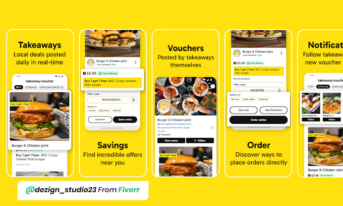 design app screenshots for app store and google play