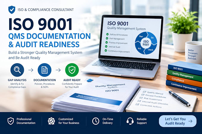 prepare iso 9001 qms documentation and audit readiness