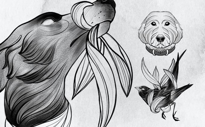 design to create a unique pet tattoo design
