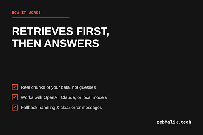 build an ai chatbot, rag agent, and ai assistant for your data