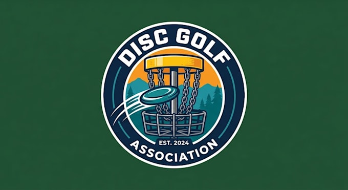 make exclusive and marvelous disc golf logo design