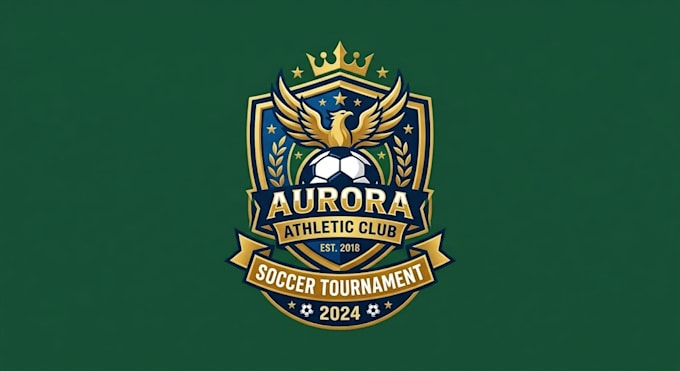 create soccer tournament club team logo