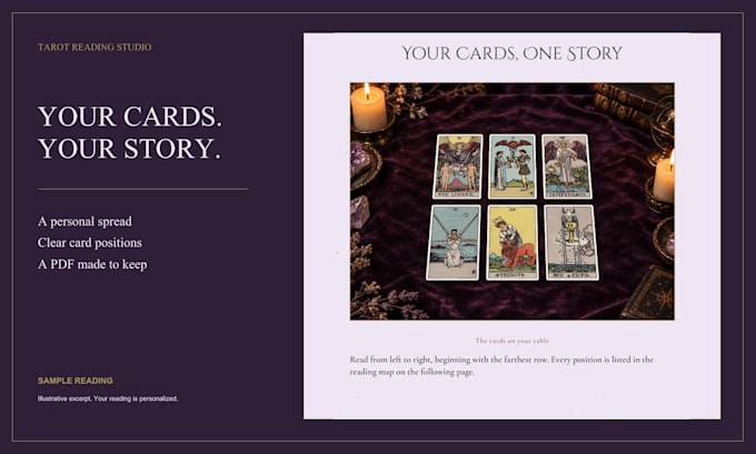 do a love and relationship tarot reading PDF in 24 hours