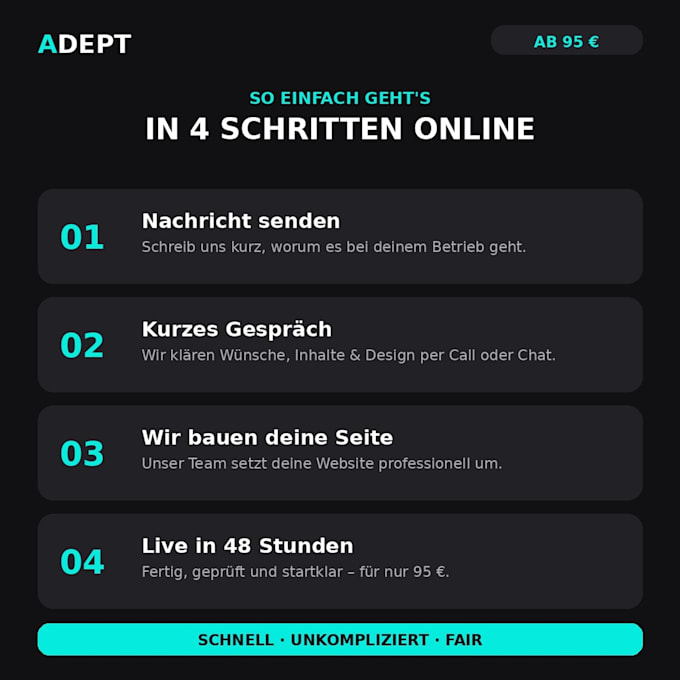 create a german website