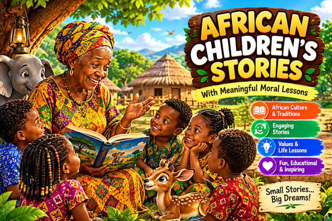 write an engaging african children story with a moral lesson