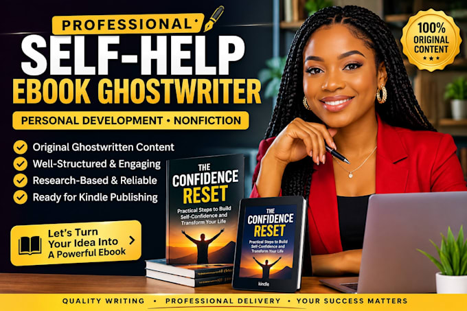 ghostwrite your self help ebook and personal development book