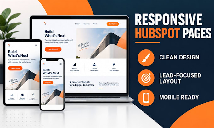 design or redesign your hubspot cms landing page