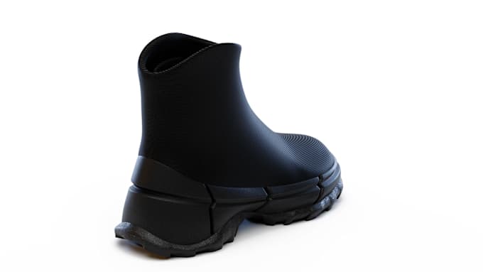 model custom 3d shoes, sneakers and printable footwear