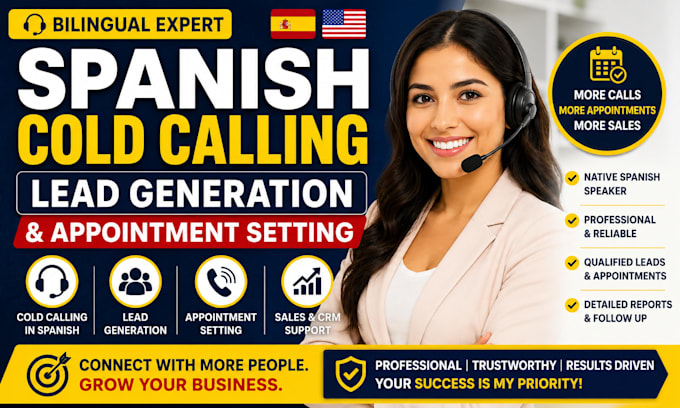 do bilingual cold calling llamadas en frío appointment setting en español