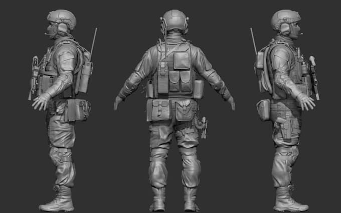 sculpt custom dnd miniature rpg tabletop 3d model for 3d printing