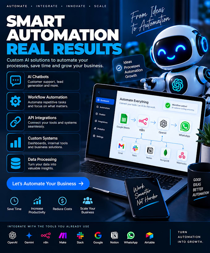 build ai automation and custom business solutions