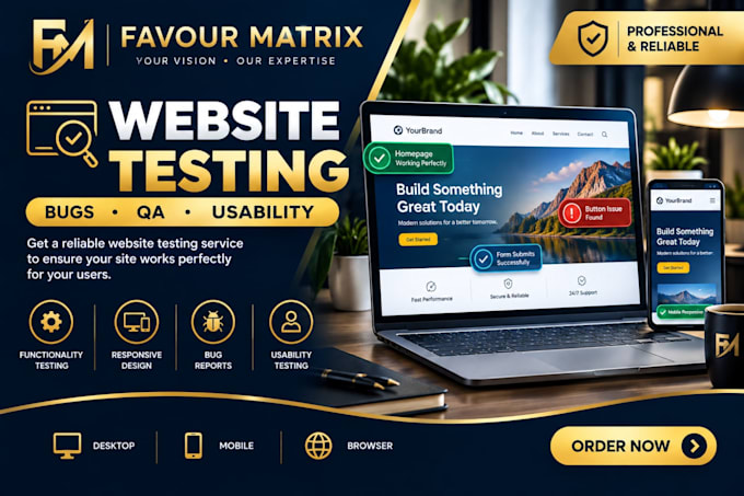 test your website for bugs usability and functionality