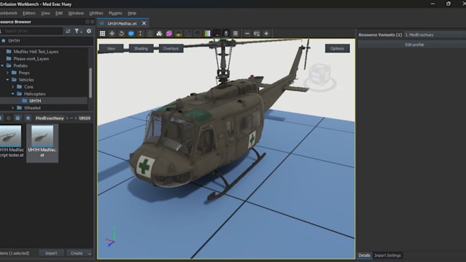 create custom vehicles and military props for arma reforger