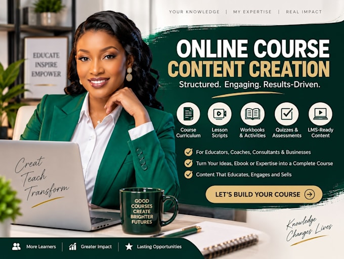 create online course content as course development expert, ebook course creation