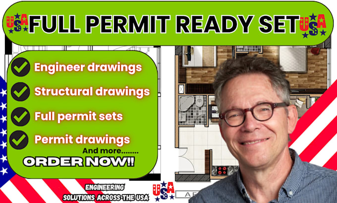 draft city permit drawings, permit approval, architect engineering michigan plan