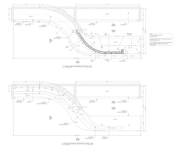 general millwork shop drawings