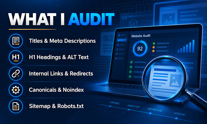 audit and fix wordpress technical SEO issues