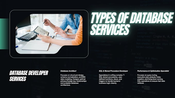 write custom sql queries, stored procedures, and optimize database performance