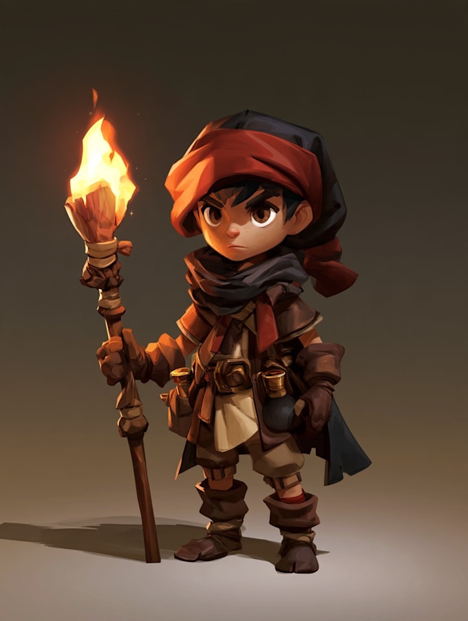 draw 2d game character or 2d game character