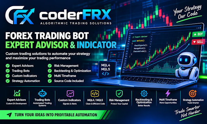develop custom forex trading bot expert advisor and indicator