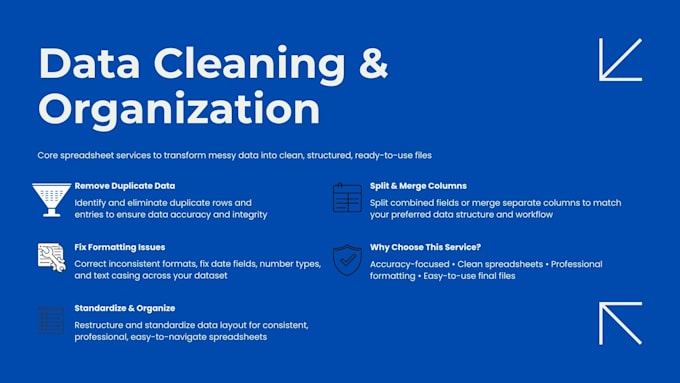 excel data cleaning and formatting
